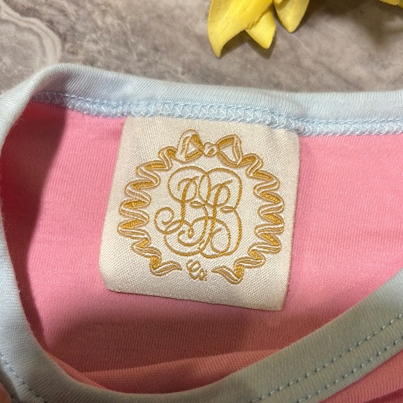 The Beaufort Bonnet Company Pink and Blue Long Sleeve Tee - Picture 3 of 5